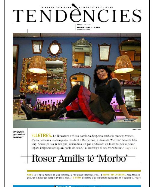 roser amills entrevistada por pel blay en el suplemento tendencies de el mundo