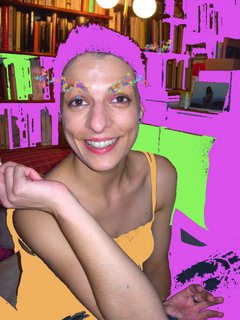 Roser Amills Foto Divertida Coloreada De Rosa