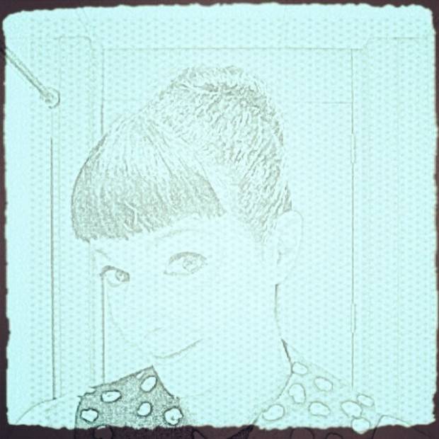 roser amills ilustracion en azul