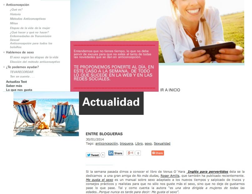 Roser Amills Resena Me Gusta El Sexo En No Mas Dudas