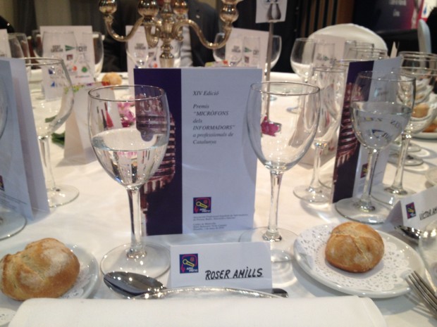 menu cena de gala premios apei 2014