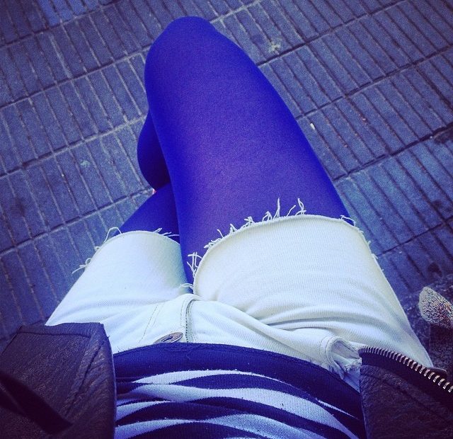 Piernas Medias Azules