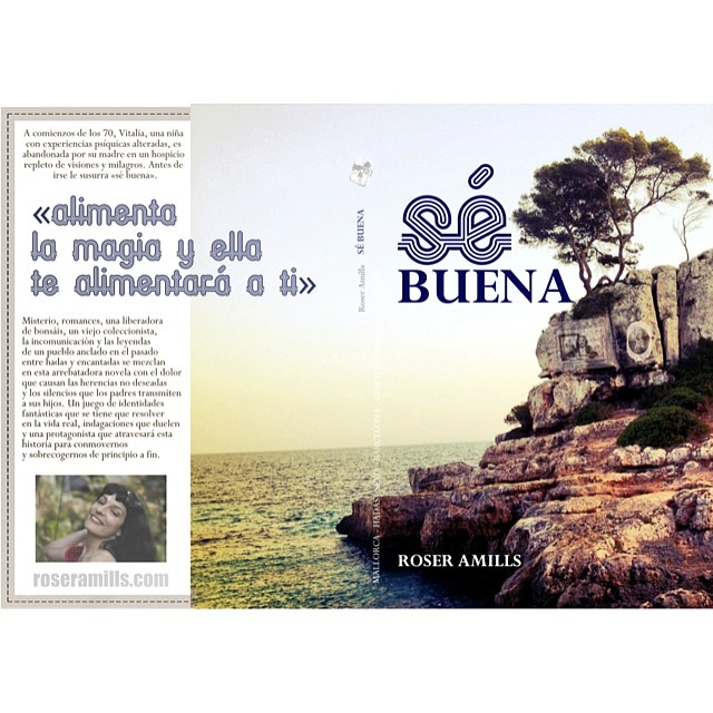 portada de la novela se buena de roser amills desplegada