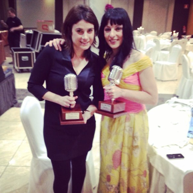 Roser Amills amb Ariadna Oltra