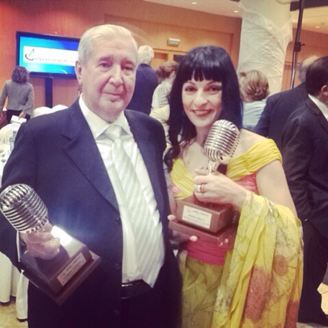 Roser Amills amb Gabriel Sampol, premi merescudíssim #premiosapei2014