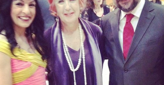 Roser Amills Con Rosa Maria Calaf Y Sergio Vilasanjuan Premios Apei 2014 6