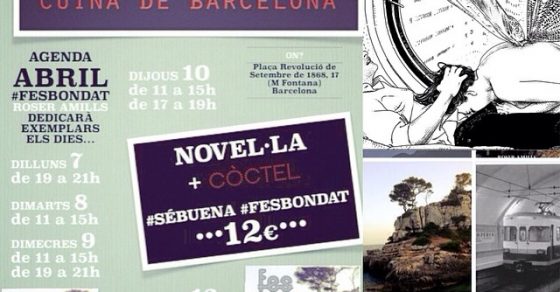 Roser Amills Firma Libros En El Bar Pepa Tomate De Barcelona