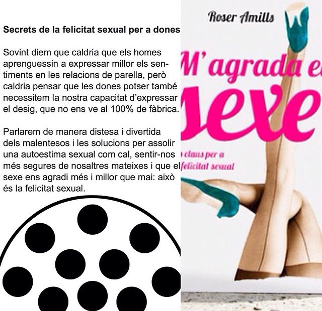Roser Amills presenta M'agrada el sexe a Agramunt i taller