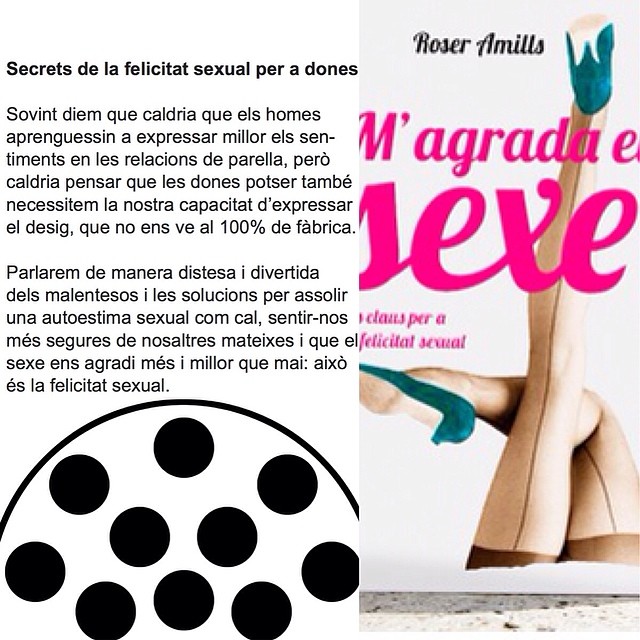 Roser Amills presenta M'agrada el sexe a Agramunt i taller