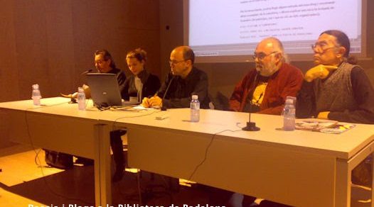 Blogs & Poesia a Badalona 2 roser amills presentacio conferencia de poesia a la biblioteca de badalona