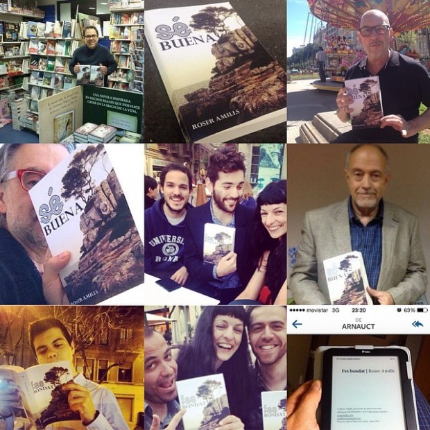 Lectores con la novela Sé Buena de Roser Amills