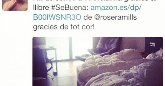 Què maco és repartir alegria, ahir va guanyar @danielvivo el concurs de la nit d'#hotelalma - Roser Amills, escritora mallorquina