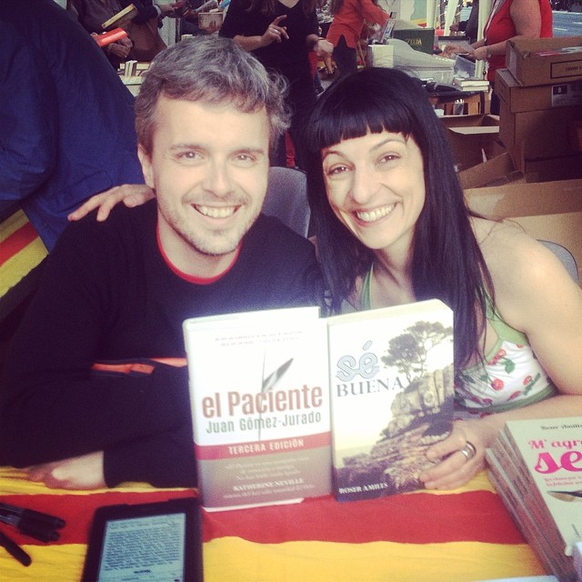Roser Amills con Juan Gómez Jurado