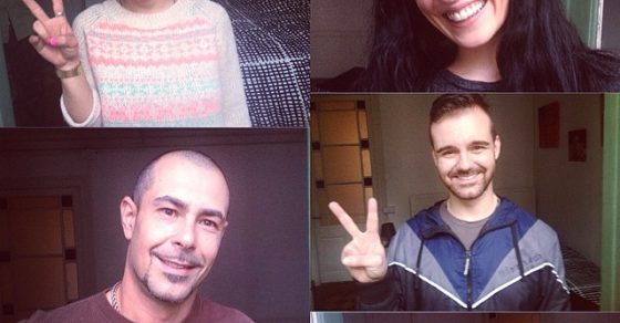 roser amills con los vecinos de arriba, programa de radio