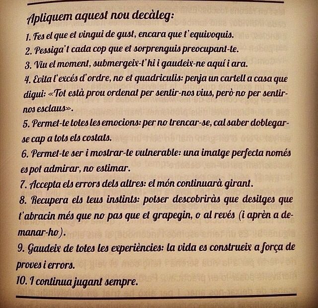 Roser Amills Decaleg M Agrada