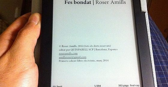 Sabíeu que us podeu descarregar #fesbondat a Amazon per 3€? @arnauct ja el té!! - Roser Amills, escritora mallorquina