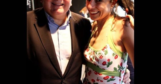 Con Antonio Bolinches - Roser Amills, escritora mallorquina