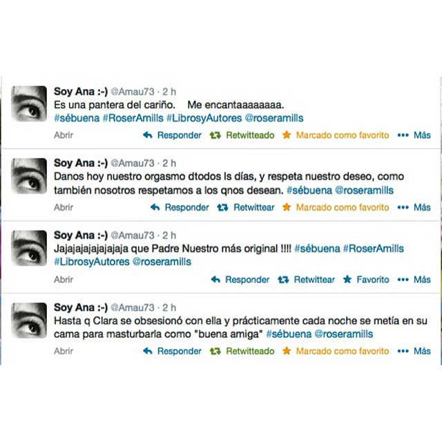 Comentarios de los lectores novela Sé buena de Roser Amills
