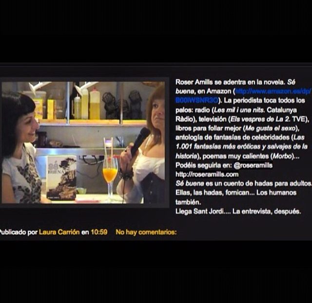 Entrevista de Laura Carrion a Roser Amills