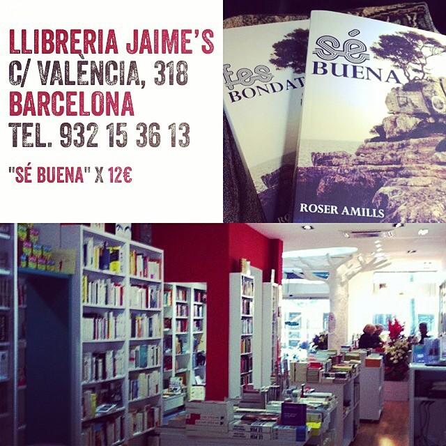 novela se buena de roser amills en la libreria jaimes de barcelona