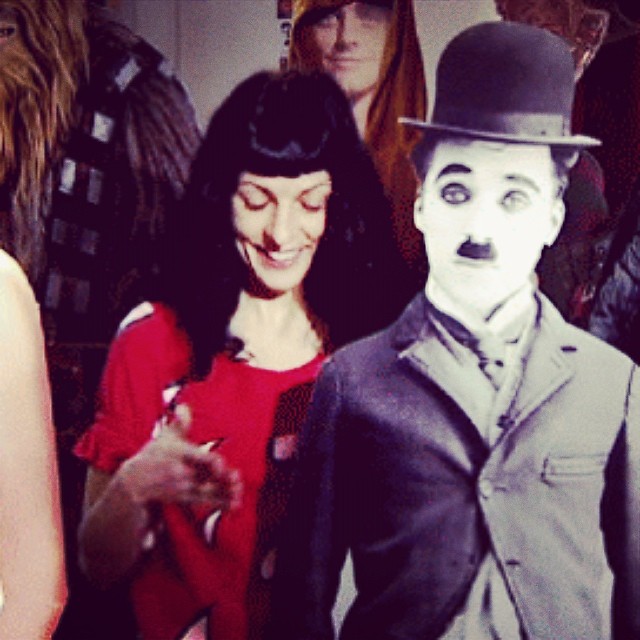 Roser Amills Con Charles Chaplin En Rtve