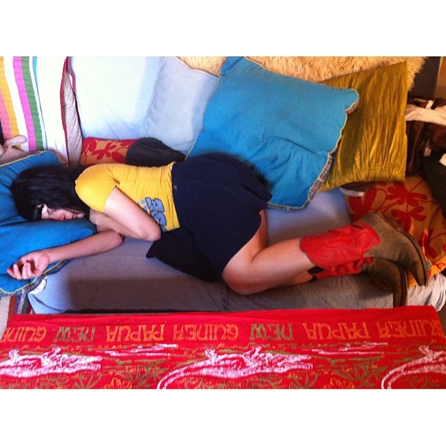 Roser Amills dormida