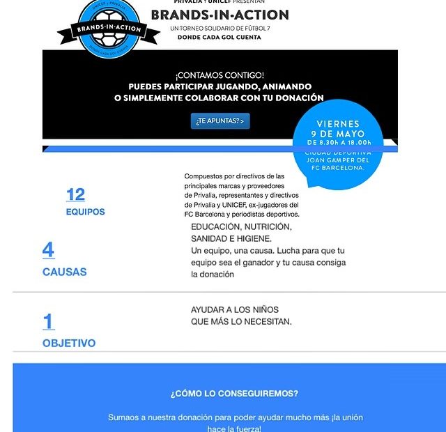 Roser Amills Participa En el Partido De Futbol Benefico brands in action
