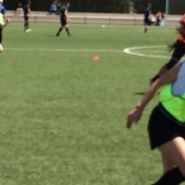 Roser Amills Participa En Un Partido De Futbol Benefico, Brands in action