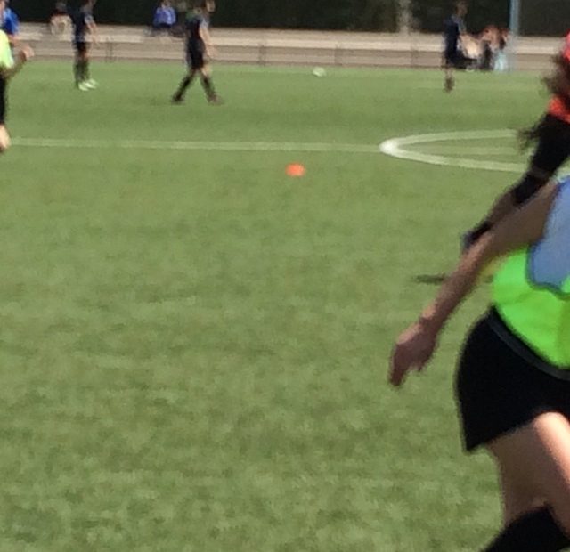 Roser Amills Participa En Un Partido De Futbol Benefico, Brands in action