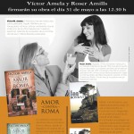 Cartel Victor Amela Y Roser Amills Presentan En Serret Llibres