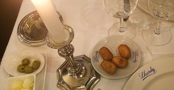 Cena En Lhardy Madrid Croquetas