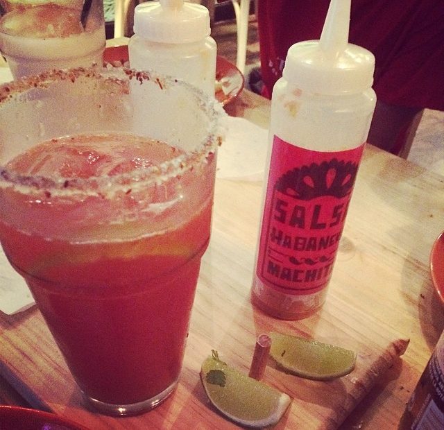 Coctel Bloody Mary Con Salsa Muy Picante