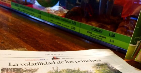 Desayuno Y La Vanguardia