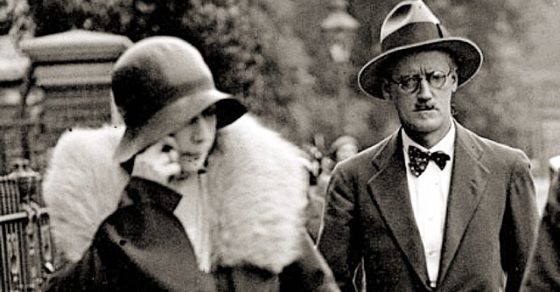 Foto De James Joyce Y Su Esposa Nora Barnacle