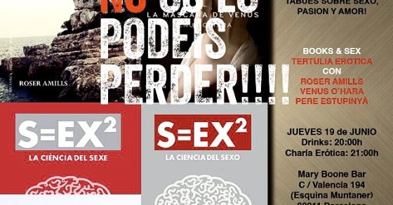 presentacion de libros eroticos roser amills pere estupinya venus ohara