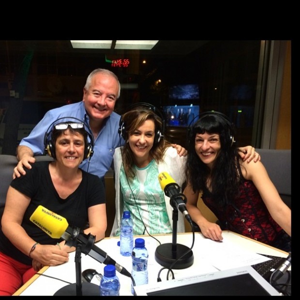 roser amills a vespre a la 2 amb antonio bolinches adolf tobeña i maria de la pau janer