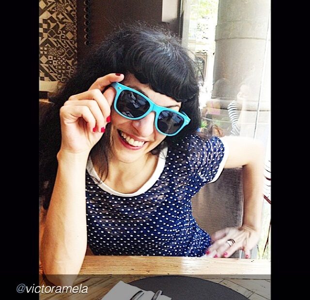 Roser Amills Gafas De Sol Azules