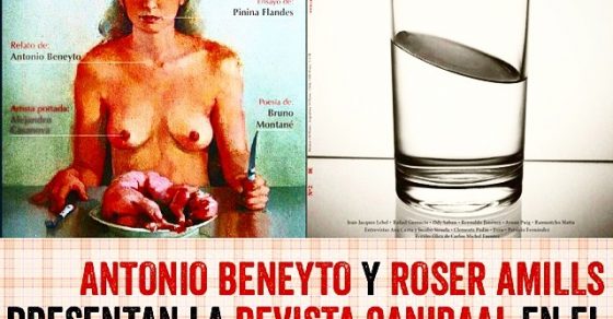 roser amills y antonio beneyto presentan la nueva revista literaria canibaal en barcelona