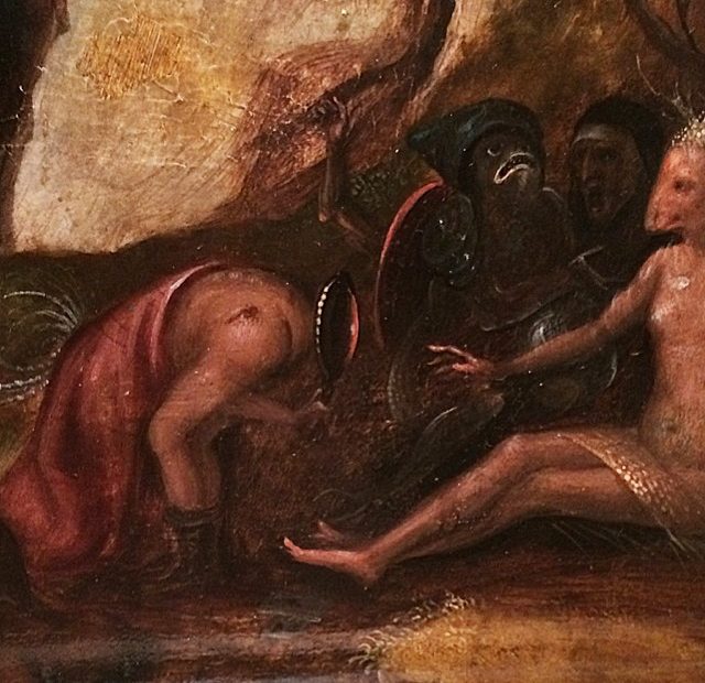 Detalle Cuadro Museo Del Louvre Culo Con Espejo