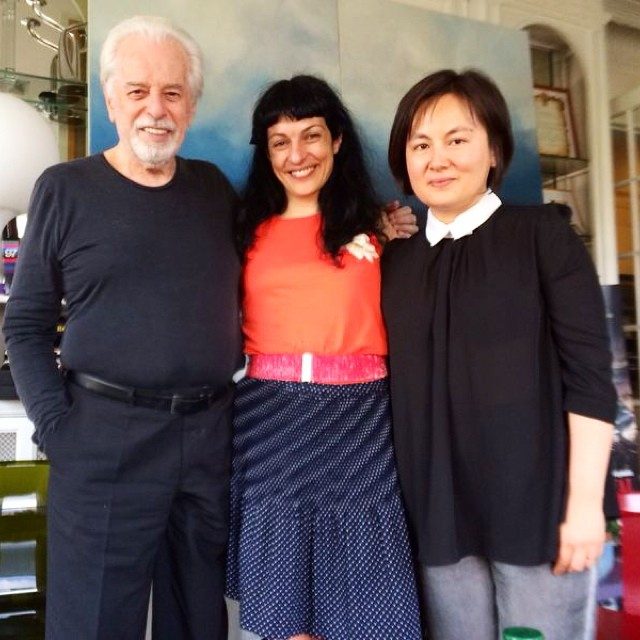 Foto Alejandro Jodorowsky Roser Amills Y Pascale Montandon