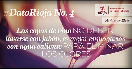 las copas de vino no se lavan con jabon