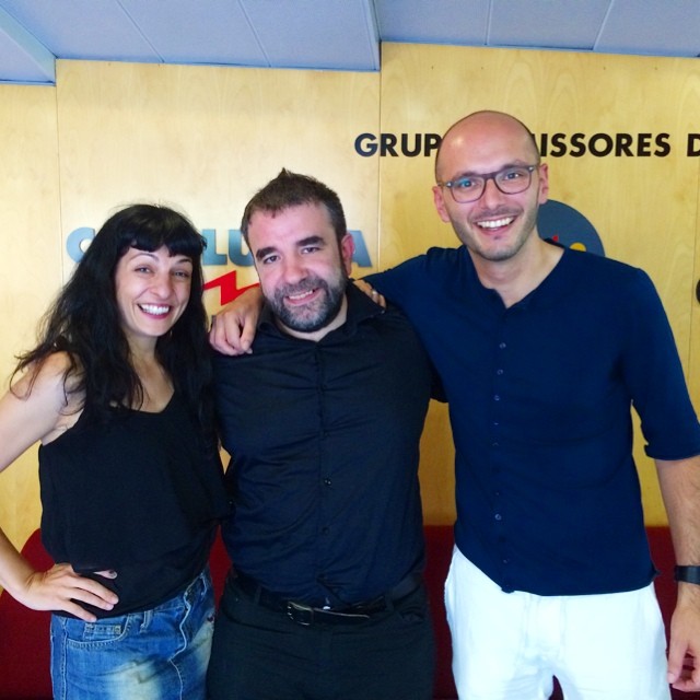 Roser Amills Amb Josep Lapidario I Dani Borrell A Catalunya Radio