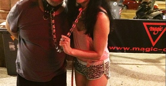 Roser Amills Con El Hombre Perro En Discoteca Magic De Barcelona