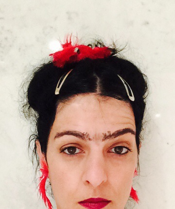 Roser Amills Disfrazada Homenaje A Frida Khalo 4