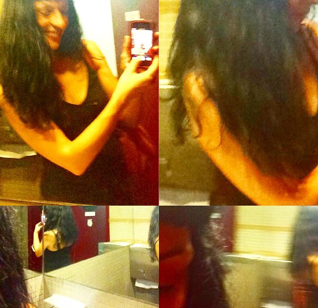 Roser Amills En Un Lavabo