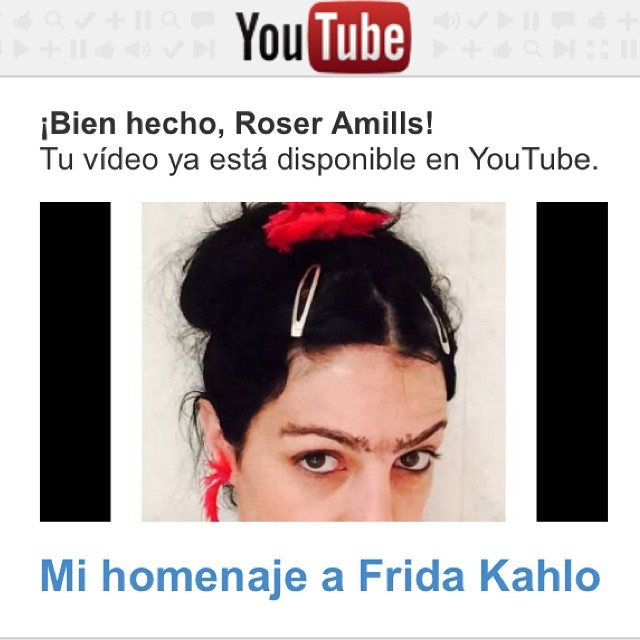 roser amills homenaje a frida khalo youtube