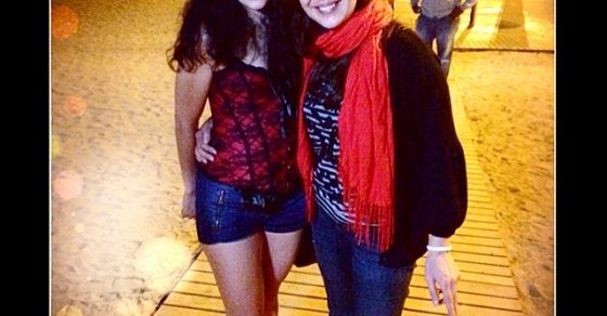 Roser Amills I Montse Elias Cena En La Barceloneta