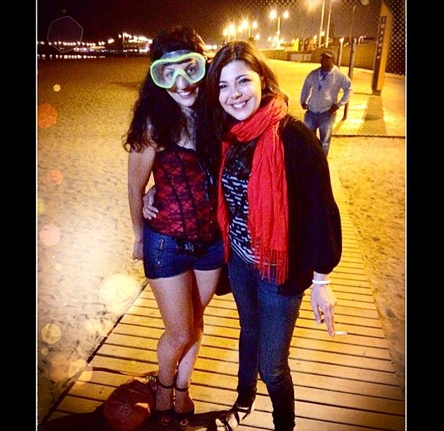 Roser Amills I Montse Elias Cena En La Barceloneta