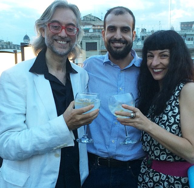 Roser Amills Y Victor Amela Gintonics Terraza Hotel