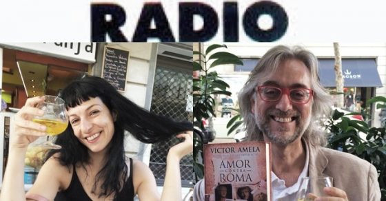 roser amills y victor amela preparados para entrevista de mireia mallol catalunya radio